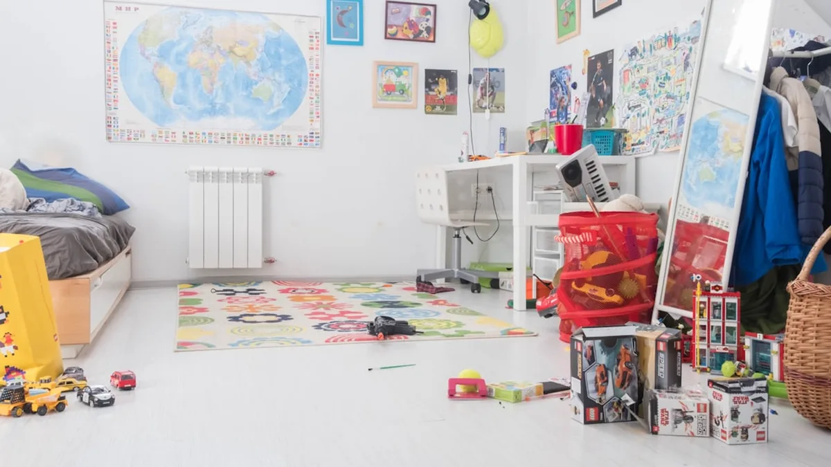 Rangement de la chambre d'enfant : un système qui suit sa croissance